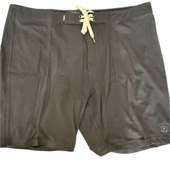 NWT LinkSoul Men’s Boardwalker Golf Short Hybrid Swim Land & Sea Black-Size 35” - Picture 1 of 7